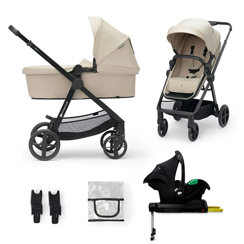 Coche trio NEWLY con MINK PRO y base Isofix